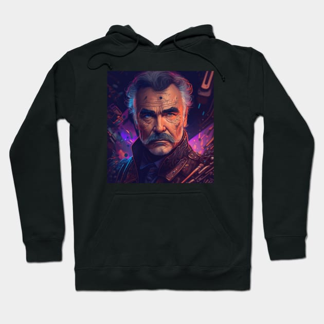 Burt Reynolds Digital art Illustration - FanArt Hoodie by Pezzolano